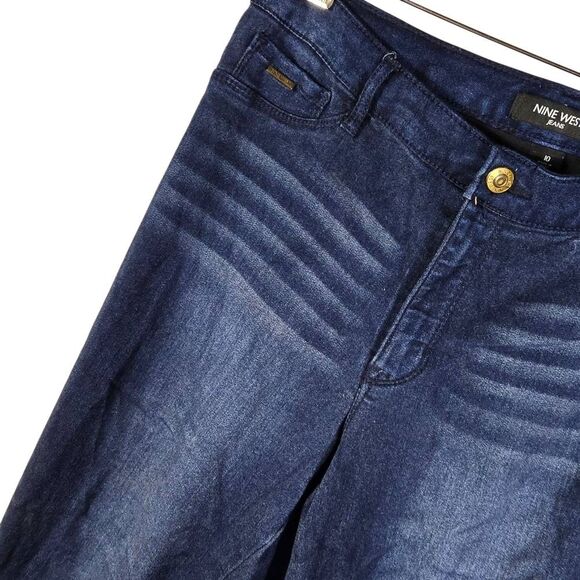 Nine West Dark Indigo Skinny Jeans Size 10 - Picture 4 of 7